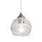 Besa Lighting Jilly Cord Pendant, Vapor Clear, Satin Nickel Finish, 1x60W Incandescent 1JT-JILLYCL-SN - alternate 1
